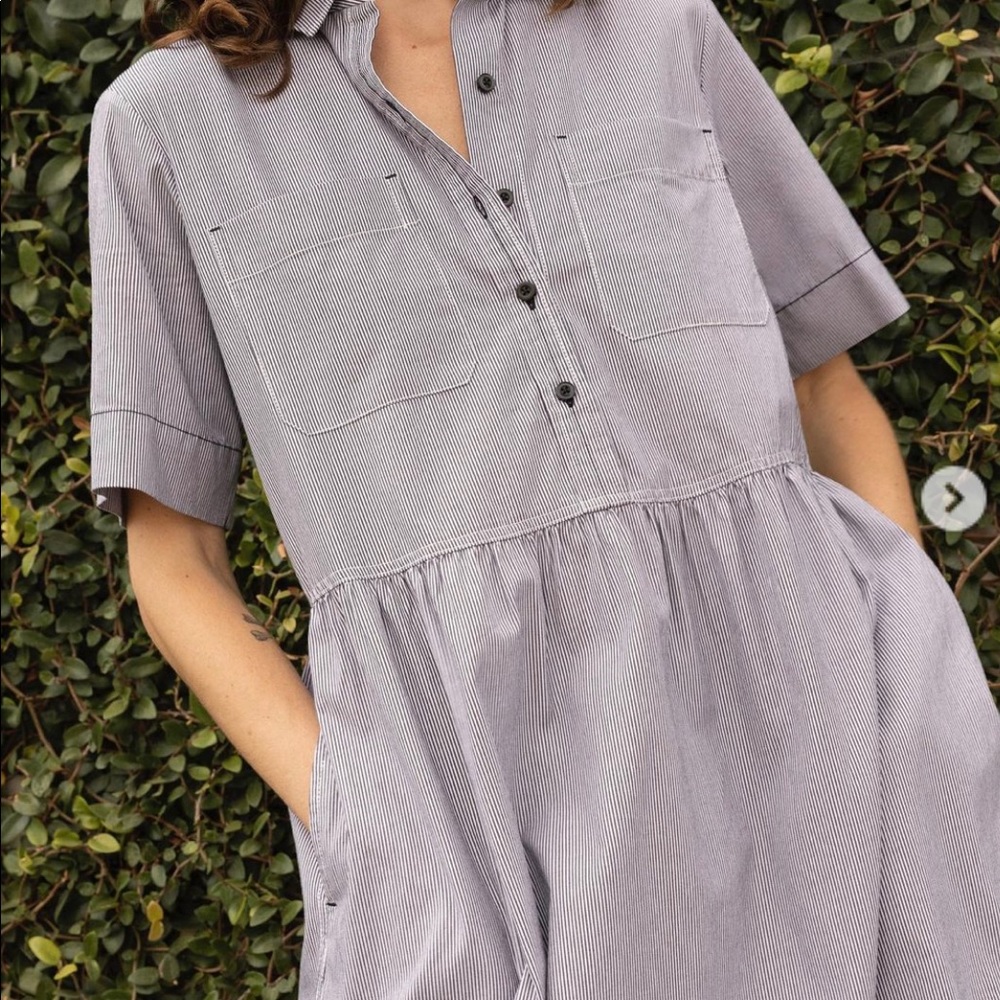 NWT Everlane the Parklet Shirtdress